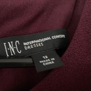 INC Wine Jumpsuit